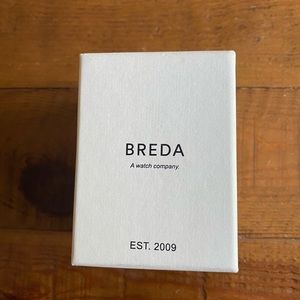 Breda Watch New in box, leather band